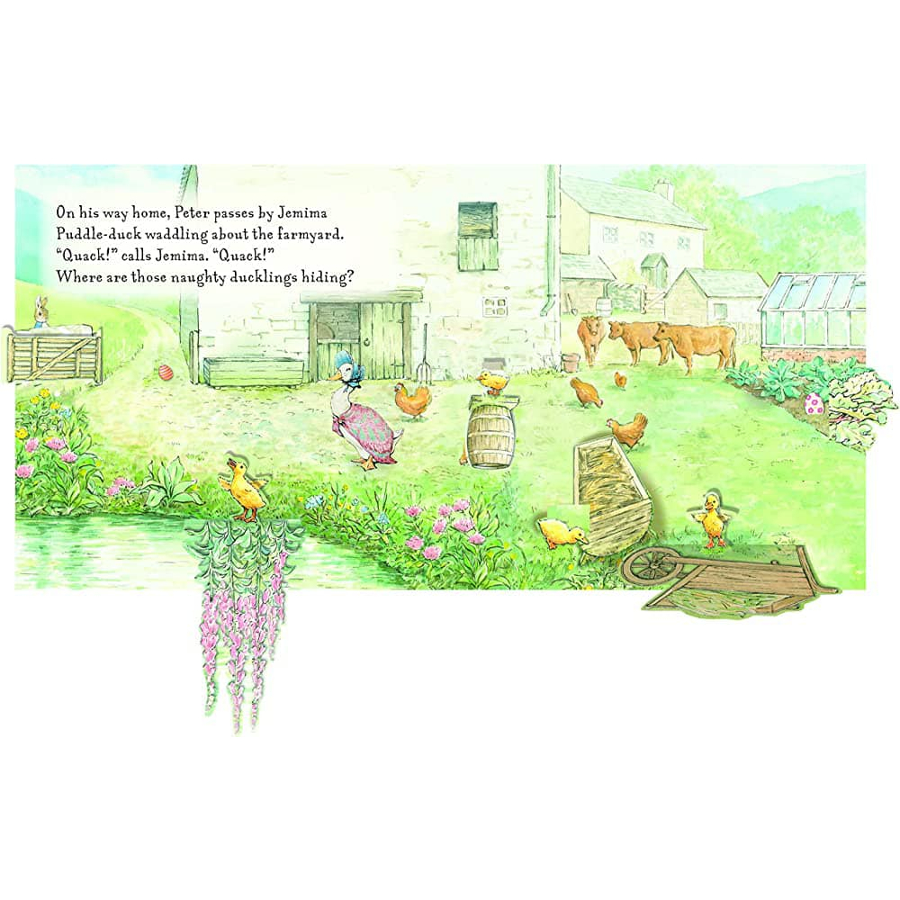 [Tiếng Anh cho bé] THE WORLD OF PETER RABBIT: A POP- UP EASTER EGG HUNT (bản Pop-up 3D)