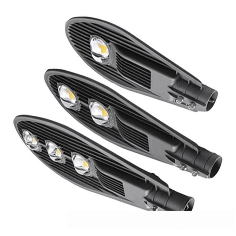 Đèn đường led 100W 2 mắt led, điện vào 220v