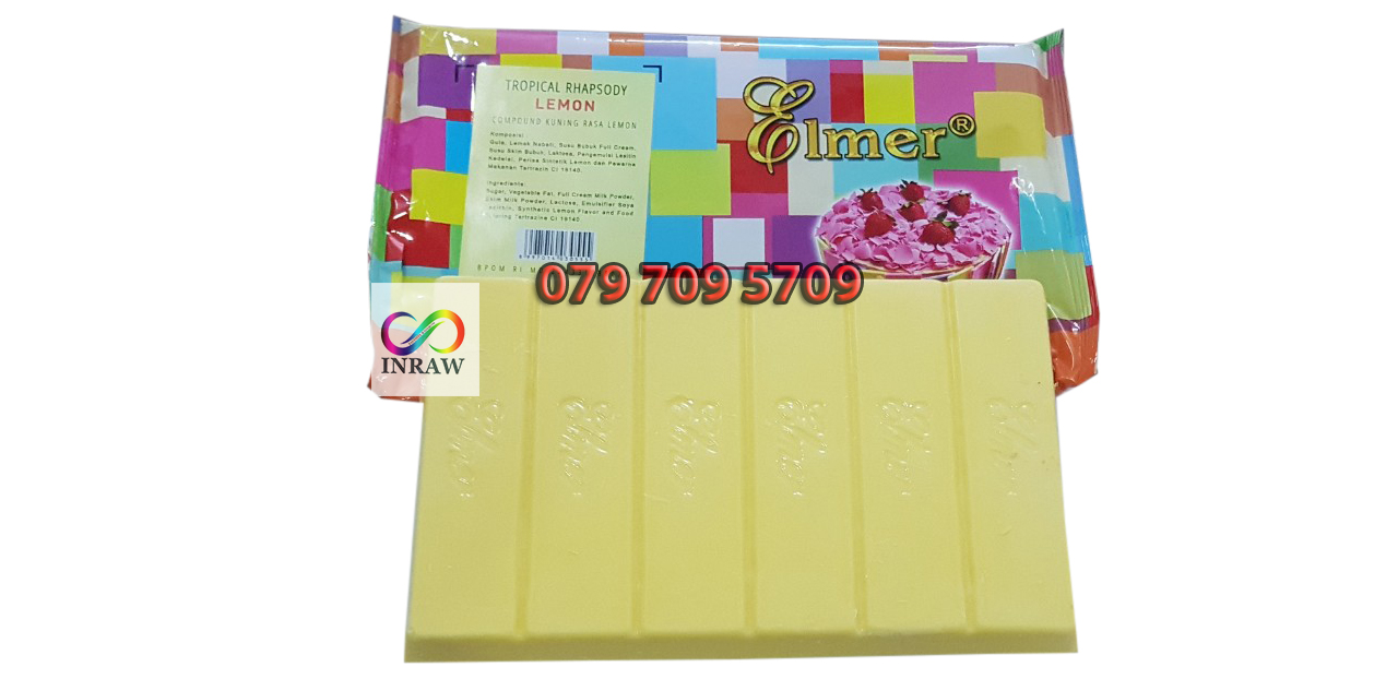 Socola Màu Vàng Chanh (Elmer Compound Tropical) Thanh 1kg