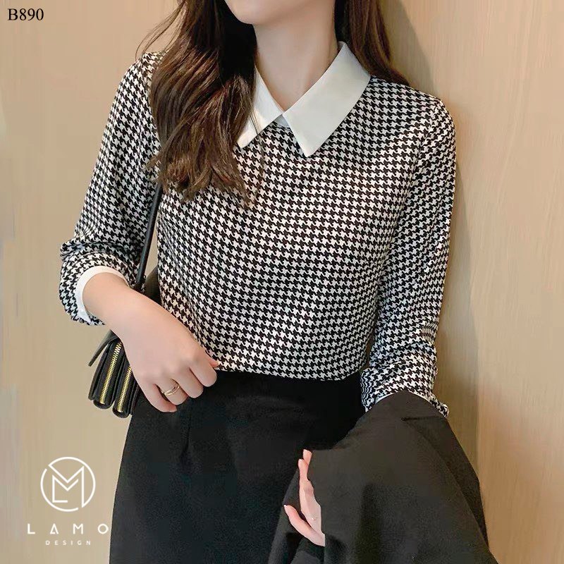áo sơ mi nữ lụa mango  sang trọng -B890