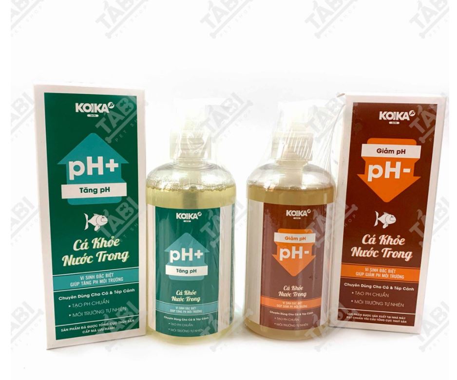 Dung dịch tăng giảm ph cho hồ cá tép cảnh koika
