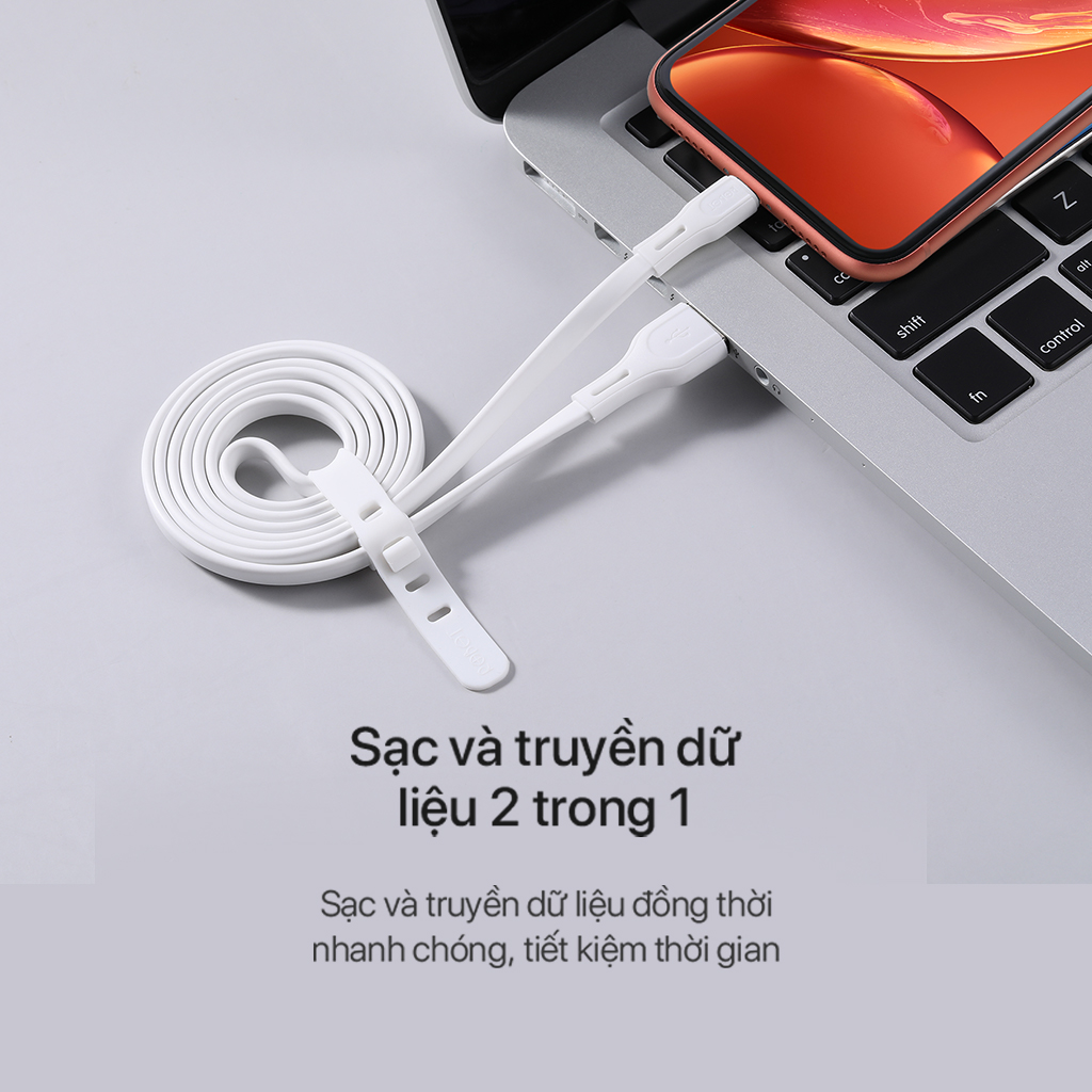 Cáp Sạc Lightning/Micro/Type-C ROBOT RDL/RDC/RDM cáp dài 1 mét tương thích với Iphone Ipad Samsung Xiaomi Oppo Vivo Huawei l HÀNG CHÍNH HÃNG