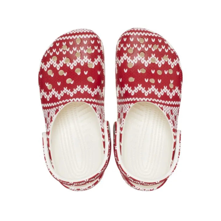 Giày Clog Unisex Crocs Classic Holiday Sweater - Multi
