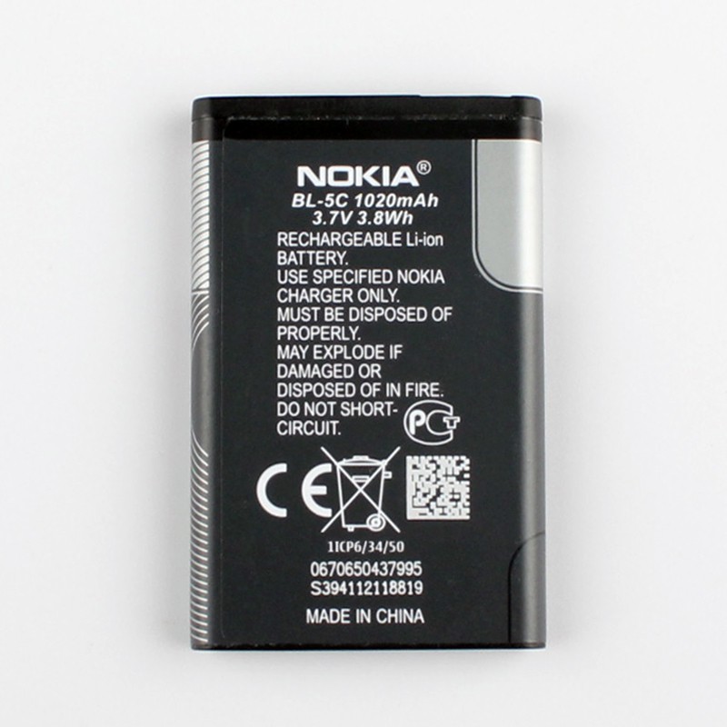 Pin Nokia BL- 5C BL- 4C Zin Máy.