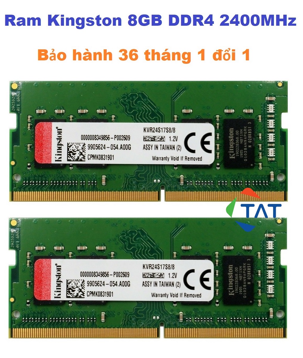 Ram Kingston 8GB DDR4 2400MHz 1.2V Sodimm PC4