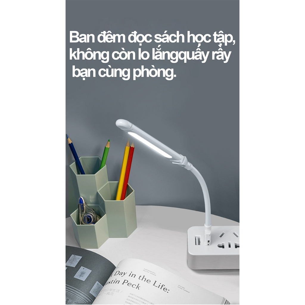 Đèn Led USB Siêu Sáng để bàn Đầu Cắm Sử Dụng Chân USB