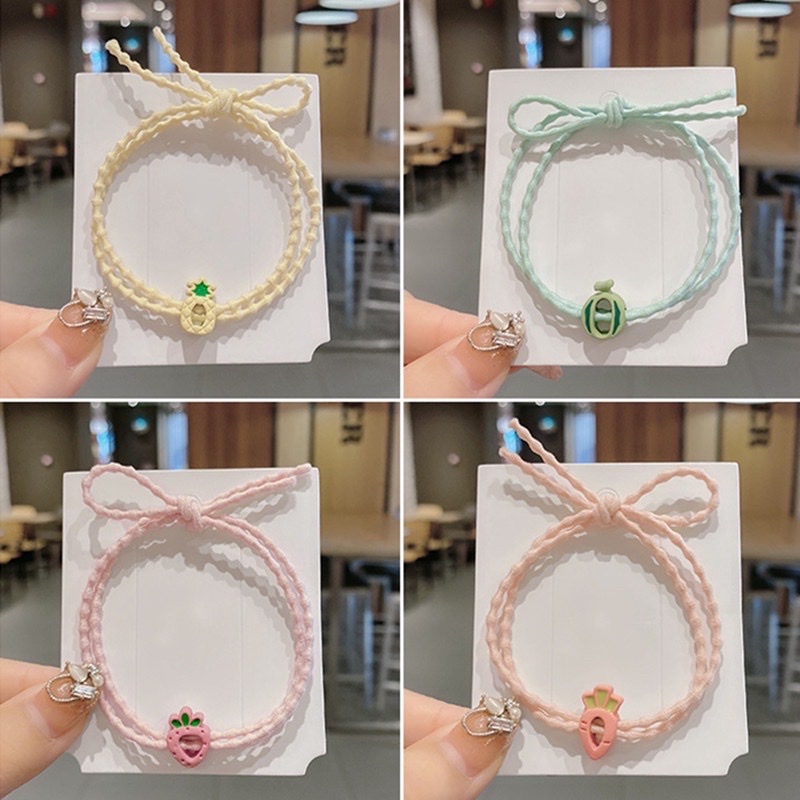 SET 2 DÂY CỘT TÓC MÀU KẸO NGỌT MIKA MIKA