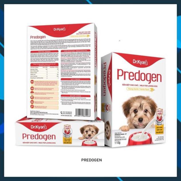 Dr.Kyan - sữa bột Predogen cho chó con - lon 400gr và hộp 110gr