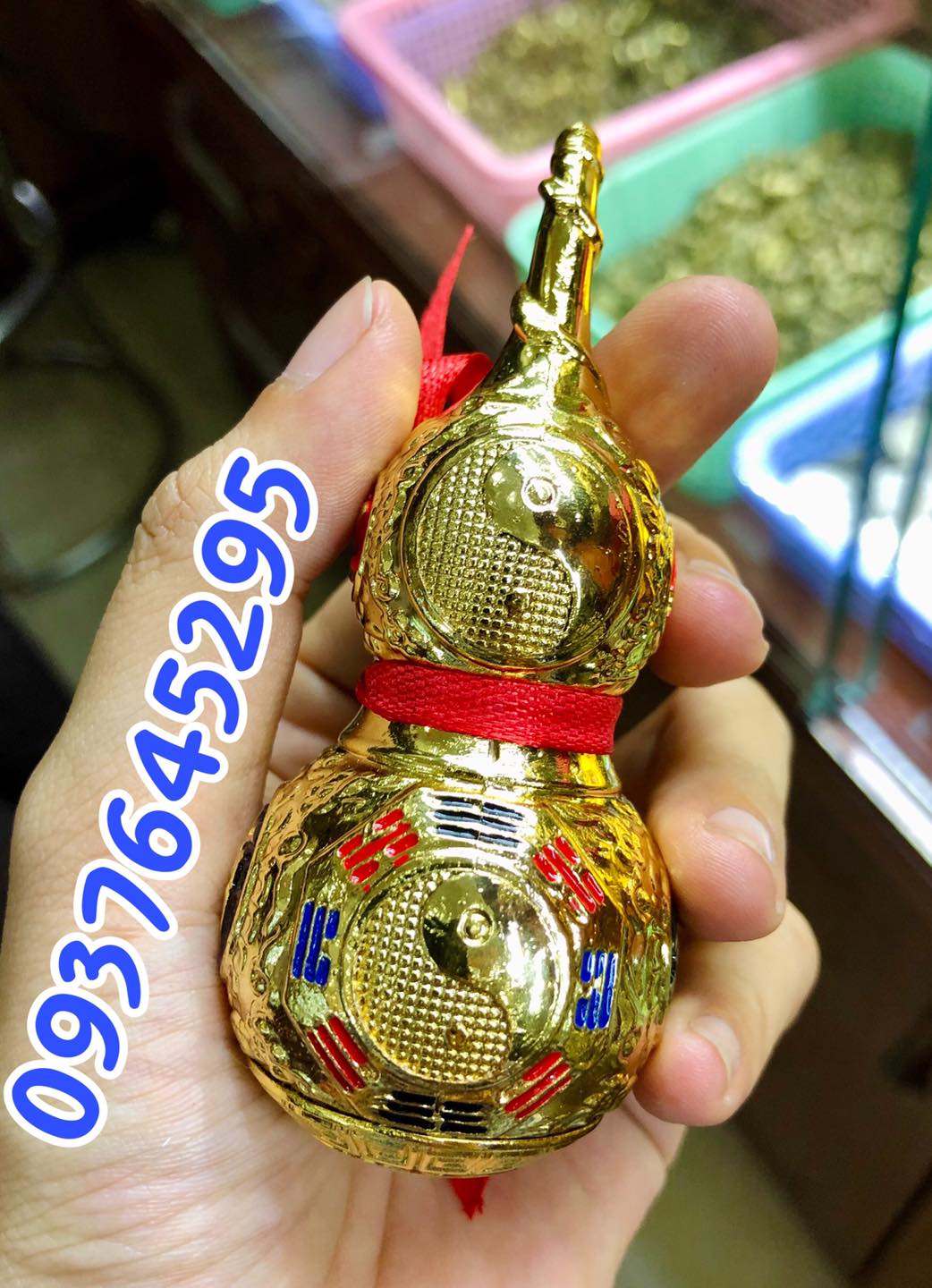 Bình hồ lô đúc đồng 9cm