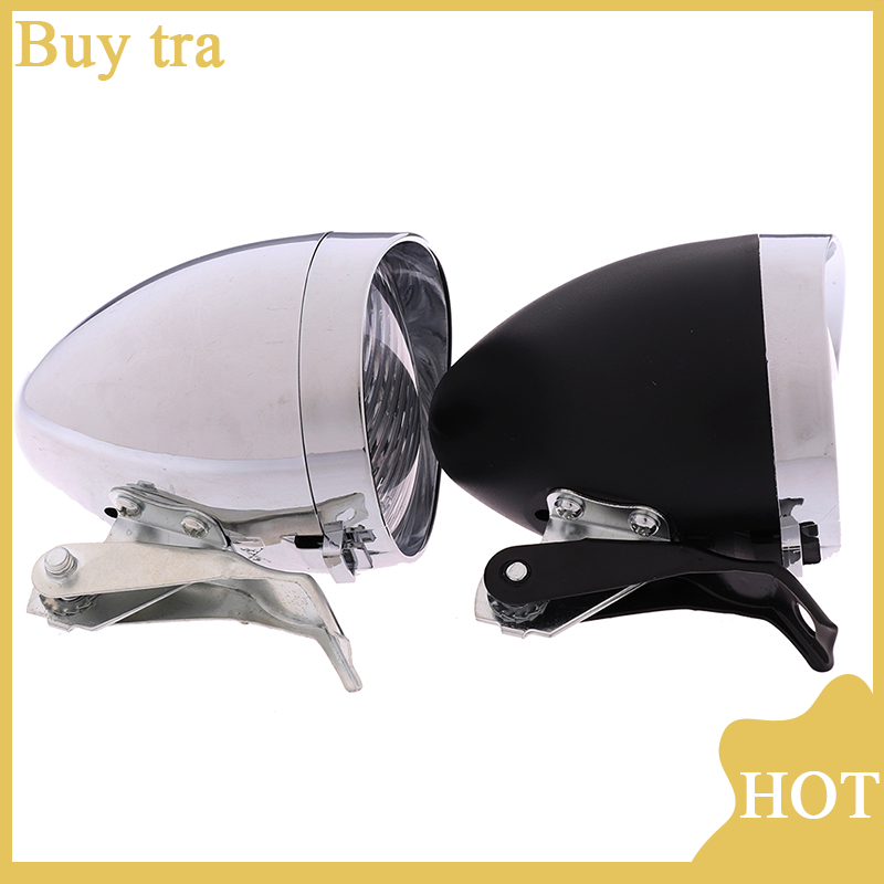 [Buytra] 3 đèn LED phía trước xe đạp cổ điển đèn pha đèn Pin cổ điển