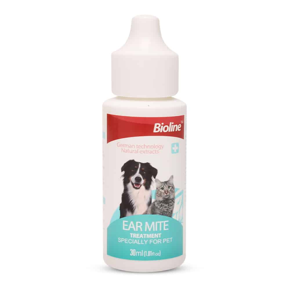 Nước rửa tai trị viêm Bioline 50ml cho chó mèo