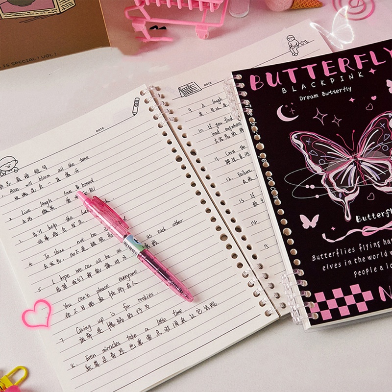 %E3%80%90GlowBound%E3%80%911%20Pc%20Sweet%20Cool%20Notebook%20for%20Student%20Girl%20Retro%20American%20Style%20Butterfly%20Puppy%20Scrapbook%20Horizontal%20Inner%20Page%20Journal%20Notepad%20-%20Image%204