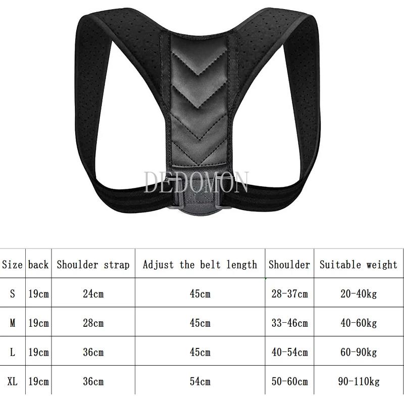 Brace Support Belt Adjustable Back Posture Corrector Clavicle Spine Back Shoulder Lumbar Posture Correction Shoulder Back Blet. 
