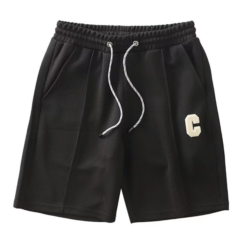 GKSSS Men's casual shorts fashionable sports shorts beach shorts simple loose thin and breathable