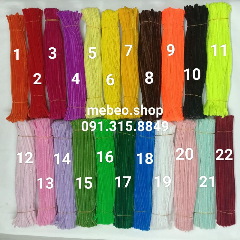 Kẽm Nhung - nguyên liệu handmade, sáng tạo DIY, làm bó hoa kẽm nhung, thú bông