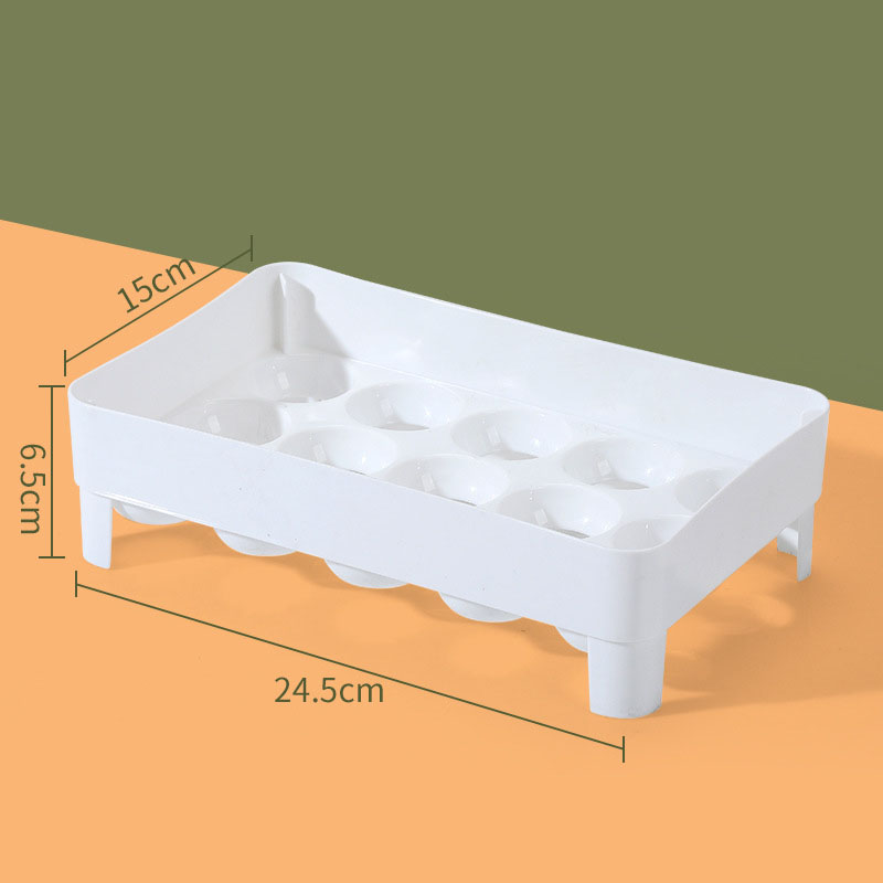 KS Food grade refrigerator egg storage box, household multi-layer stackable egg rack, kitchen specific egg tray