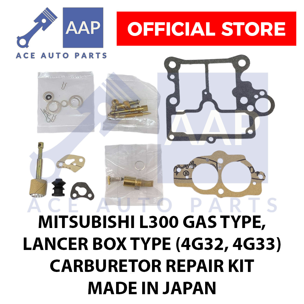 Mitsubishi L300 Gas, Lancer Box Type 4G32 4G33 Carburetor Repair Kit ...