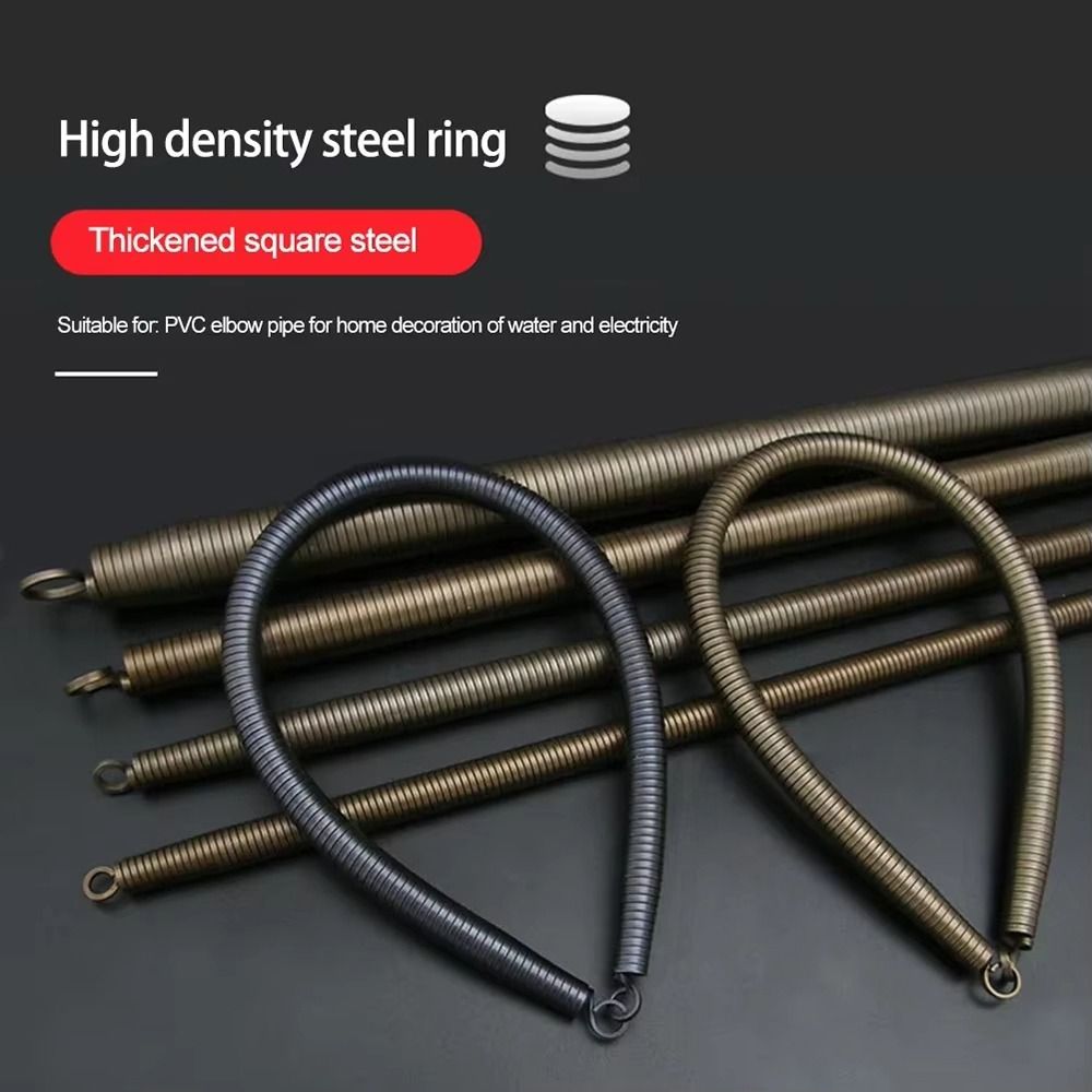 【Get the Perfect Fit】 1Pcs New 420mm PVC Spring Bender 3/8 1/2 3/4 Square Steel Wire Bending Tool 12.4-26.4mm Spring Wire Tube Manual Tool.