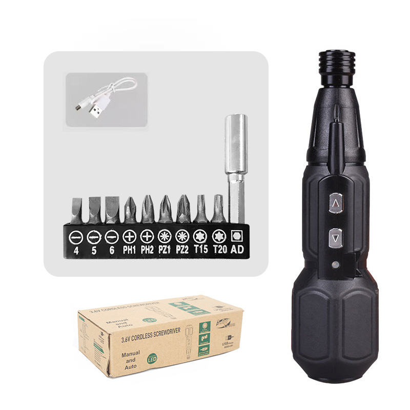 3.6V electric screwdriver mini small multi-function disassembly screw small electric electric batch lithium Electric driver