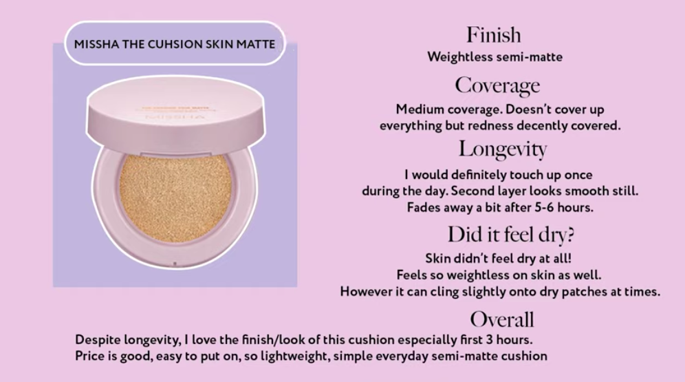 MBC Phấn nước The Cushion Missha Skin Matte