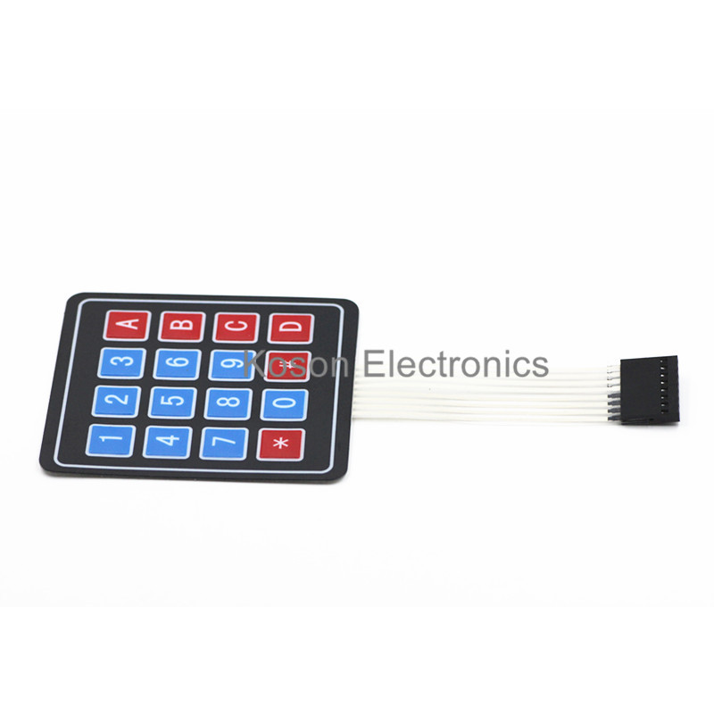 【Unique features】Matrix Array 4x4 16 Key Membrane Switch Keypad ...