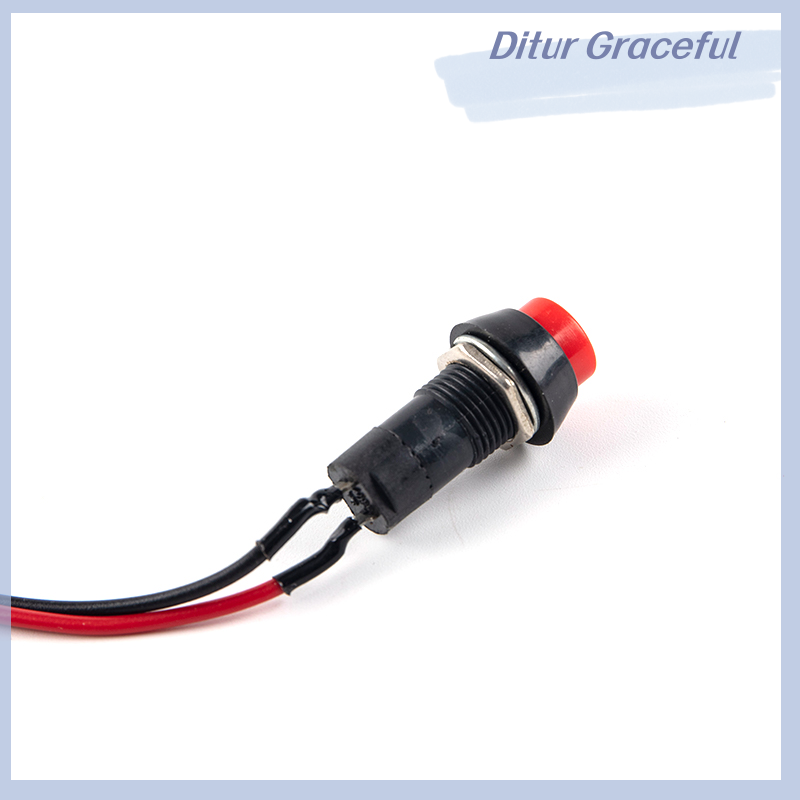 Ditur Car Modified Horn Switch Modified Small Switch Button Red Green Button Switch