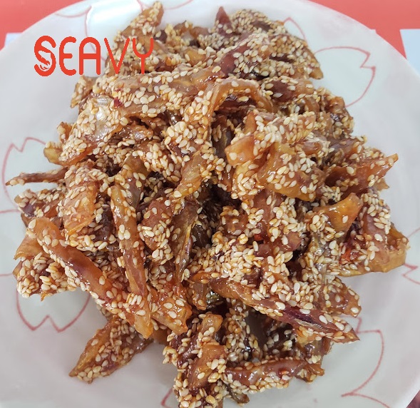 [FREE SHIP]200g cá bò da tẩm mè đặc sản Nha Trang [SEAVY NHA TRANG]