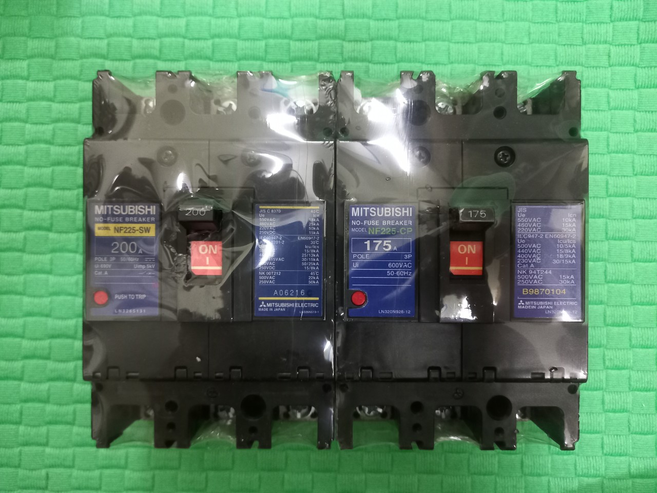 ÁT 3 PHA NHẬT BẢN 175A 200A KIỂU KHỐI TO MCCB