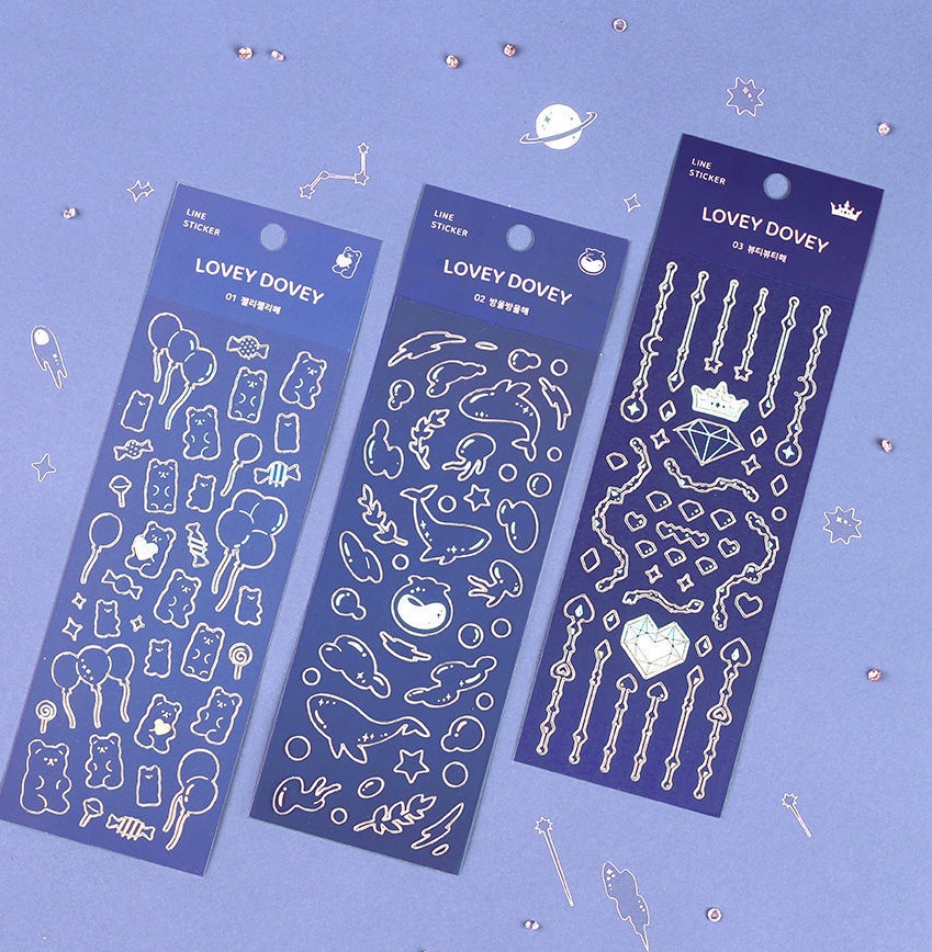 Tấm sticker Hologram, Silver decor toploader, trang trí