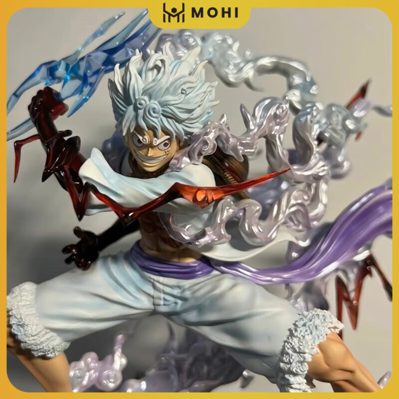 Mô hình OnePiece - Mô hình Luffy Gear 5 - Hiệu ứng sét đỏ