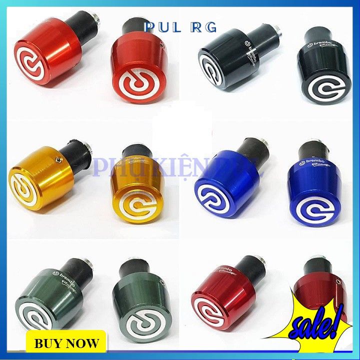 Cặp gù tay lái nhôm cnc bb cho xe máy các loại