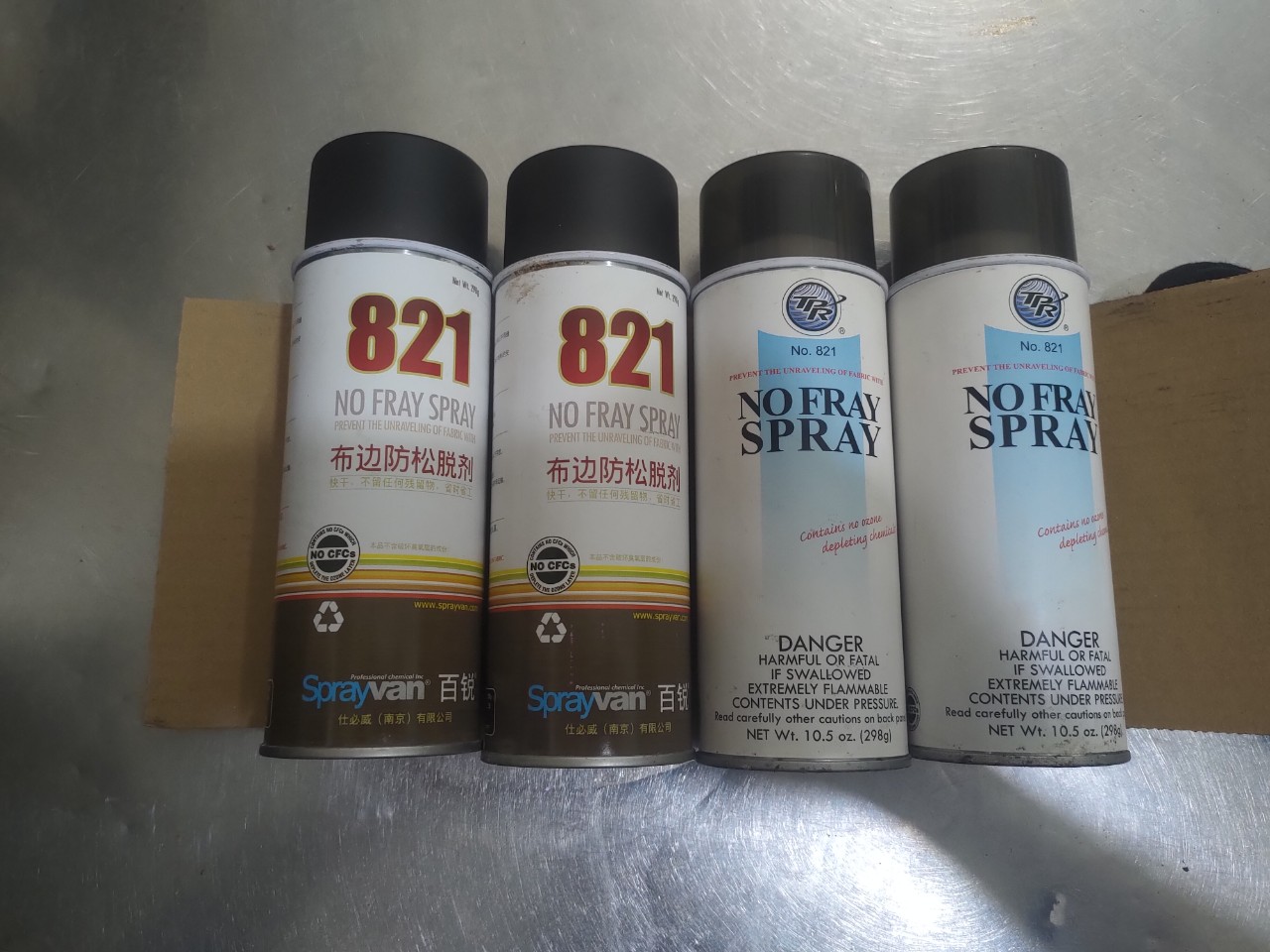 chai 821 chống quăn mép vải ( 1 chai xanh )