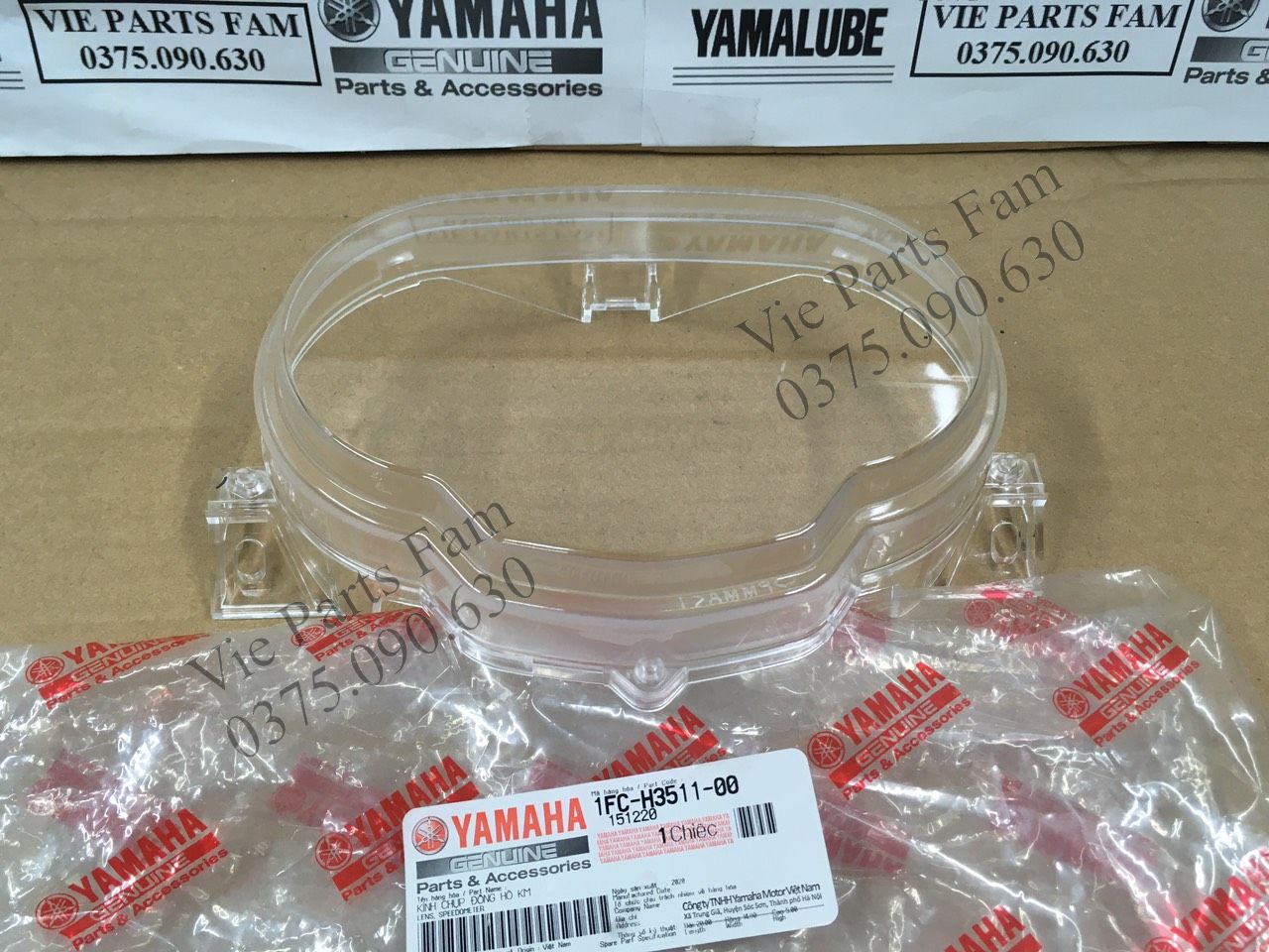 Nắp đồng hồ sirius fi, hàng din yamaha mới 100%