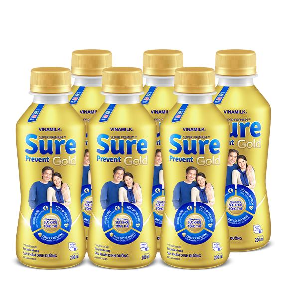 Sữa bột pha sẵn Sure Prevent 200ml  (lốc 6)