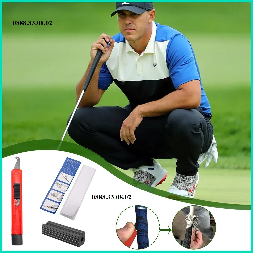 Dụng cụ thay grip tay cầm gậy golf - sửa chữa grip gậy đánh golf tại nhà - set 3 chiếc