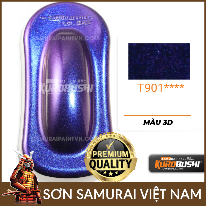 Combo sơn màu 3D titan T901