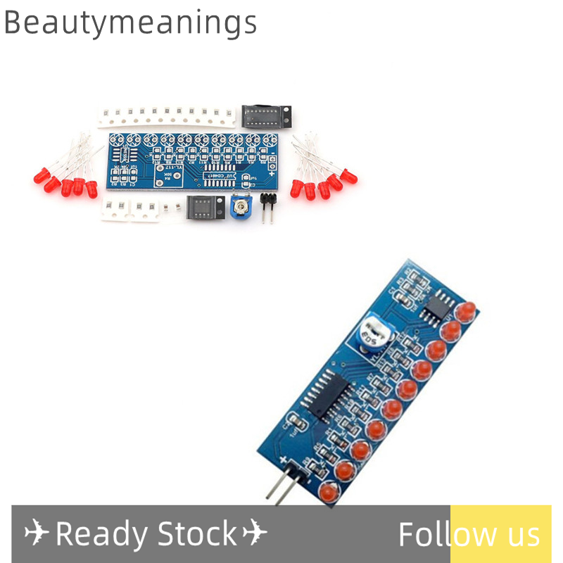 ✈️ready stock✈ bộ dụng cụ tự làm bộ sản xuất đèn led dòng chảy điện tử ne555 + cd4017