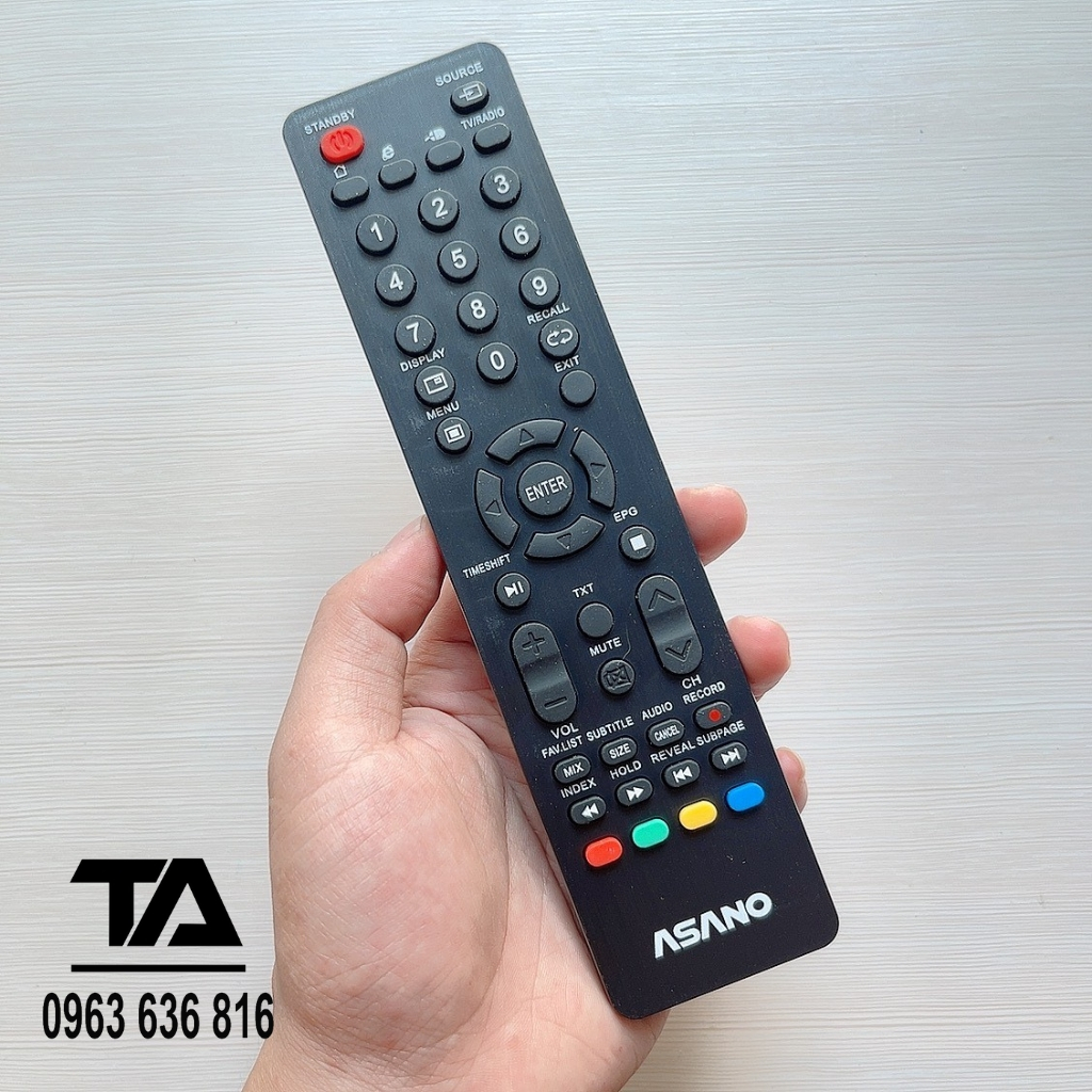 Điều Khiển Tivi Asano - Remote Tivi Asano Mới