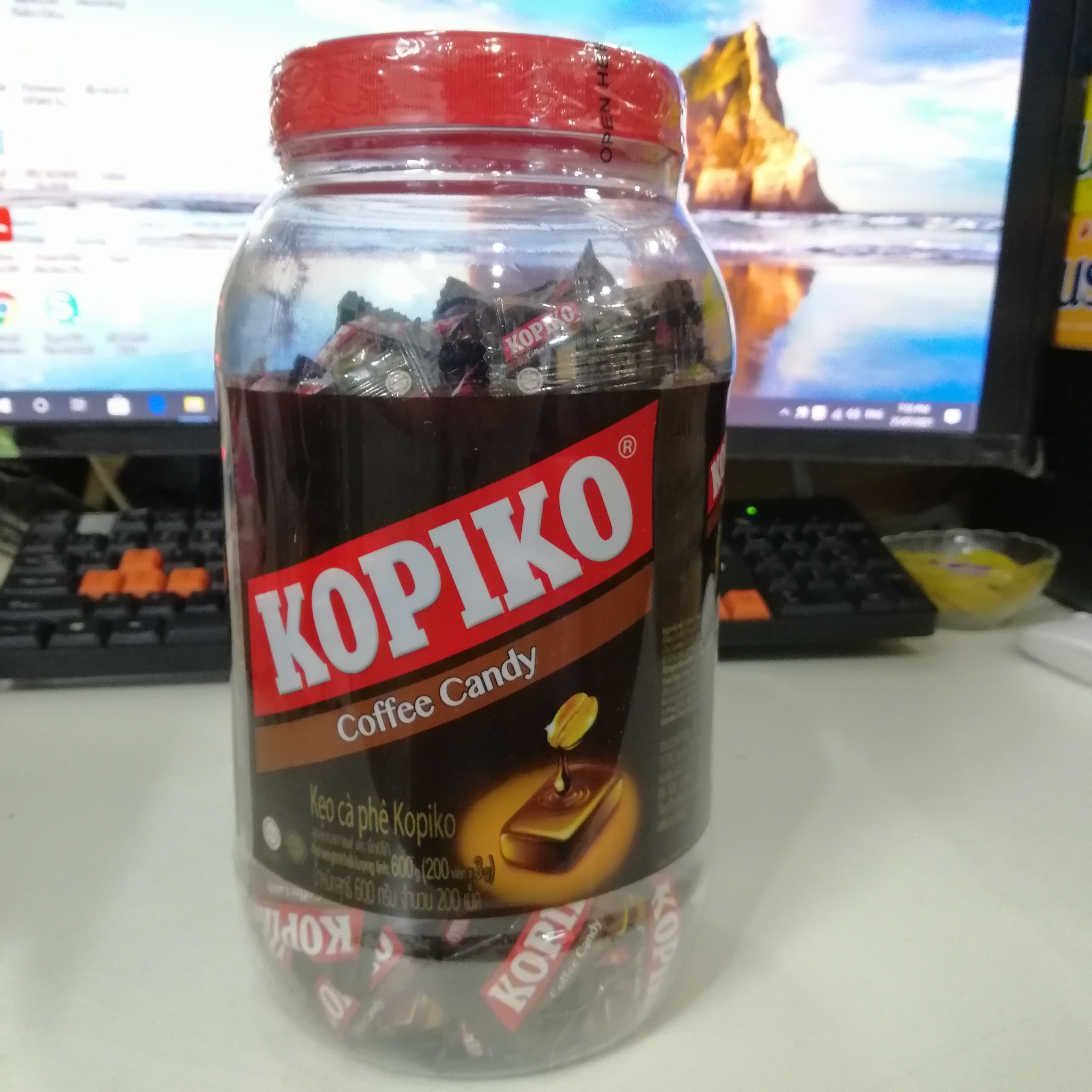 Kẹo Cà Phê Hủ Kopiko Coffee Candy (Hủ 560g)