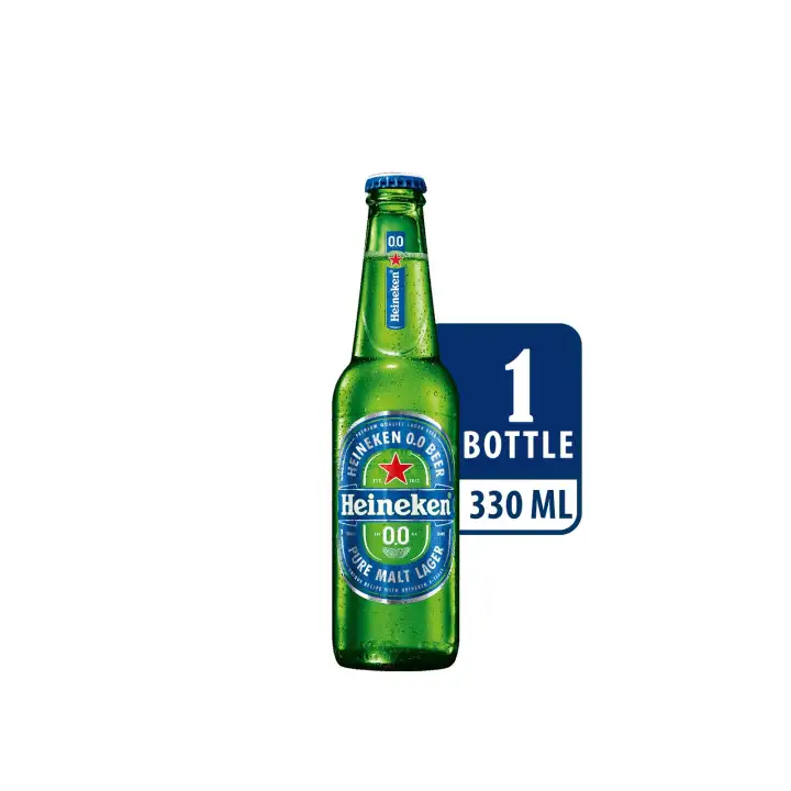 Heineken 0 0 Zero Alcohol Beer Bottle Lazada Singapore