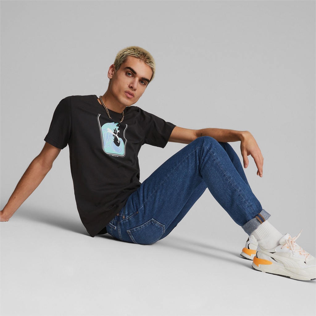 PUMA Áo thun thể thao nam Graphics Wave - 67448301