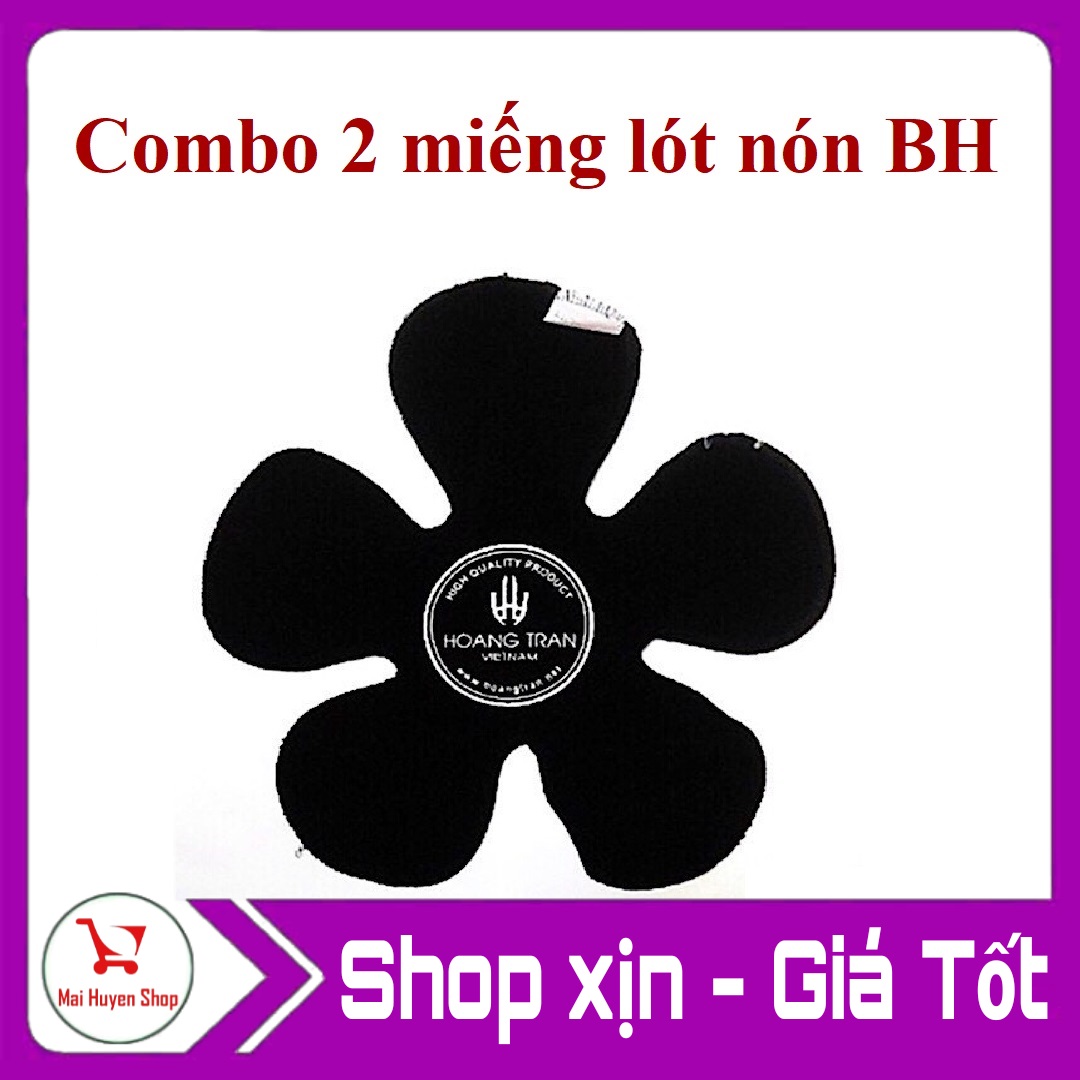 Combo 2 Miếng Lót Nón Bảo Hiểm (màu đen)