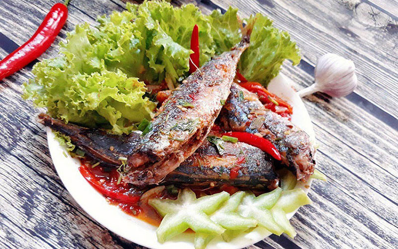 [ Hỏa tốc - HCM] Khô cá nục 1 nắng đóng khay 500gram