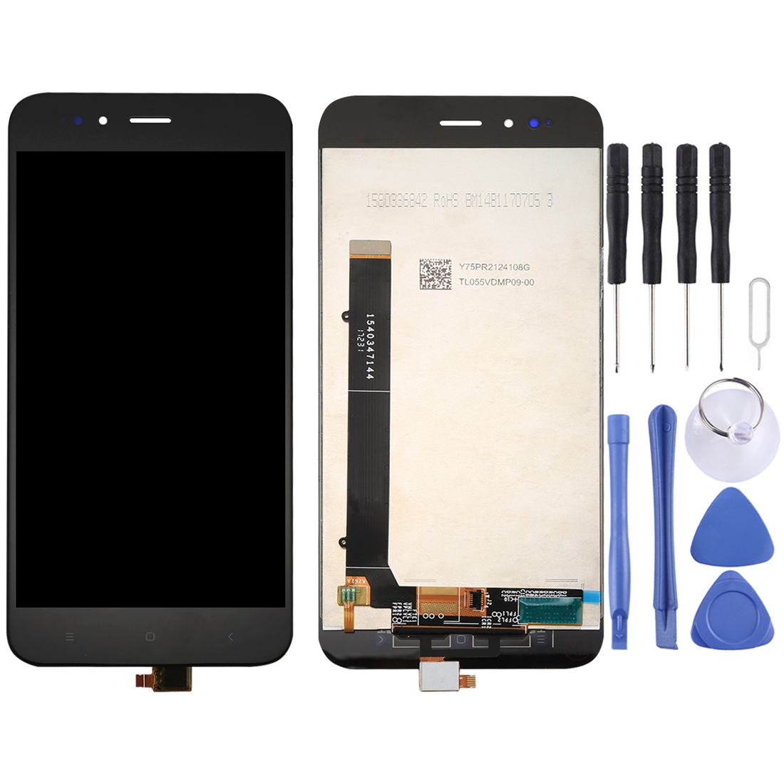 Màn hình LCD TFT cho Xiaomi Mi 5x/A1 với lắp ráp hoàn chỉnh số hóa (màu đen) (tùy thích)