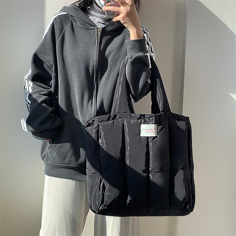 C&K New lightweight bag Soft and comfortable tote bag Collapsible high-capacity pack Shoulder computer bag