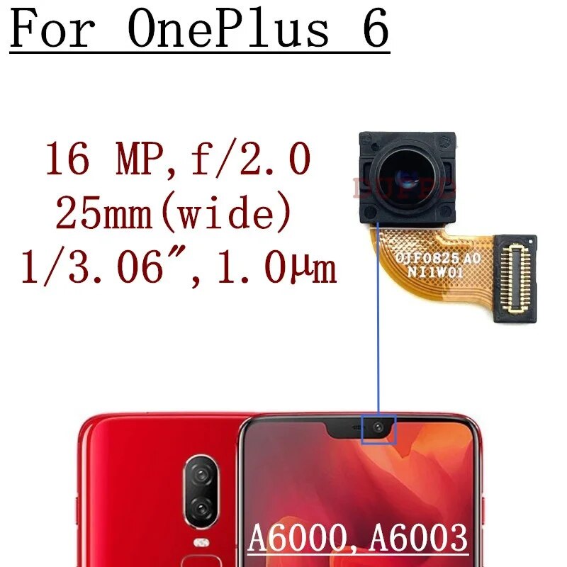 Front Camera For OnePlus 6 6T 7 7T Pro Original Selfie Frontal Camera Module Facing View Spare Parts. 