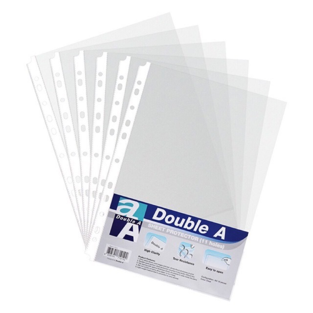 Bìa lỗ double a - xấp 10 cái