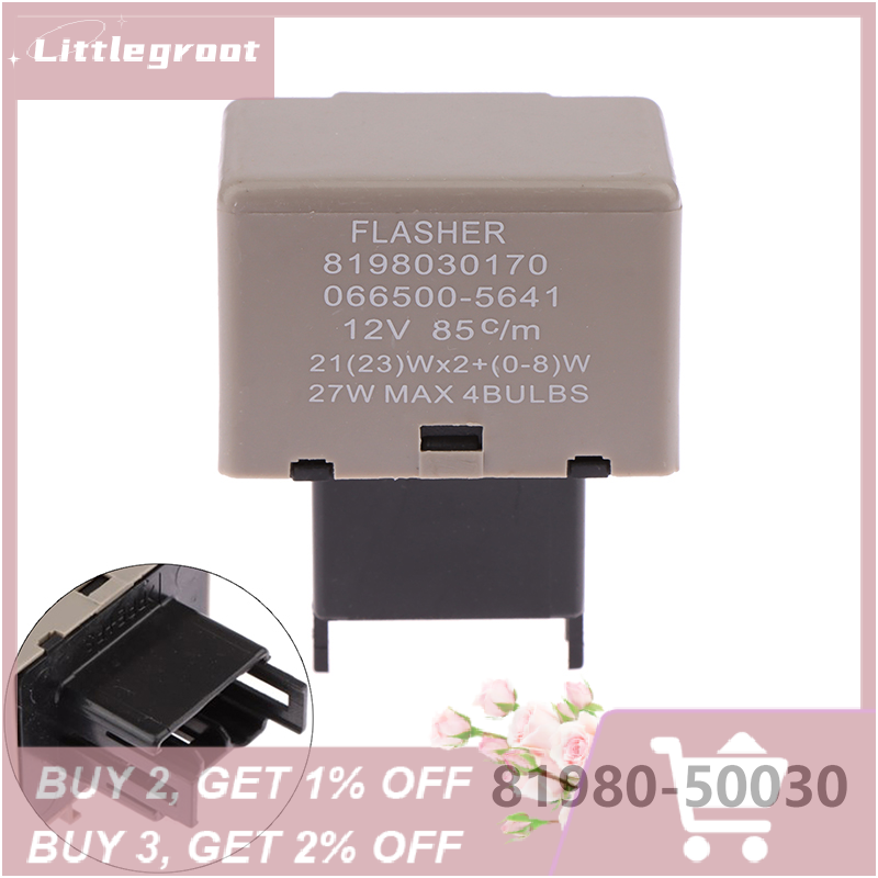 Littlegroot [2023 new HOT FASHION] Turn Signal Flasher Speed Adjustable 8198050030 Compatible