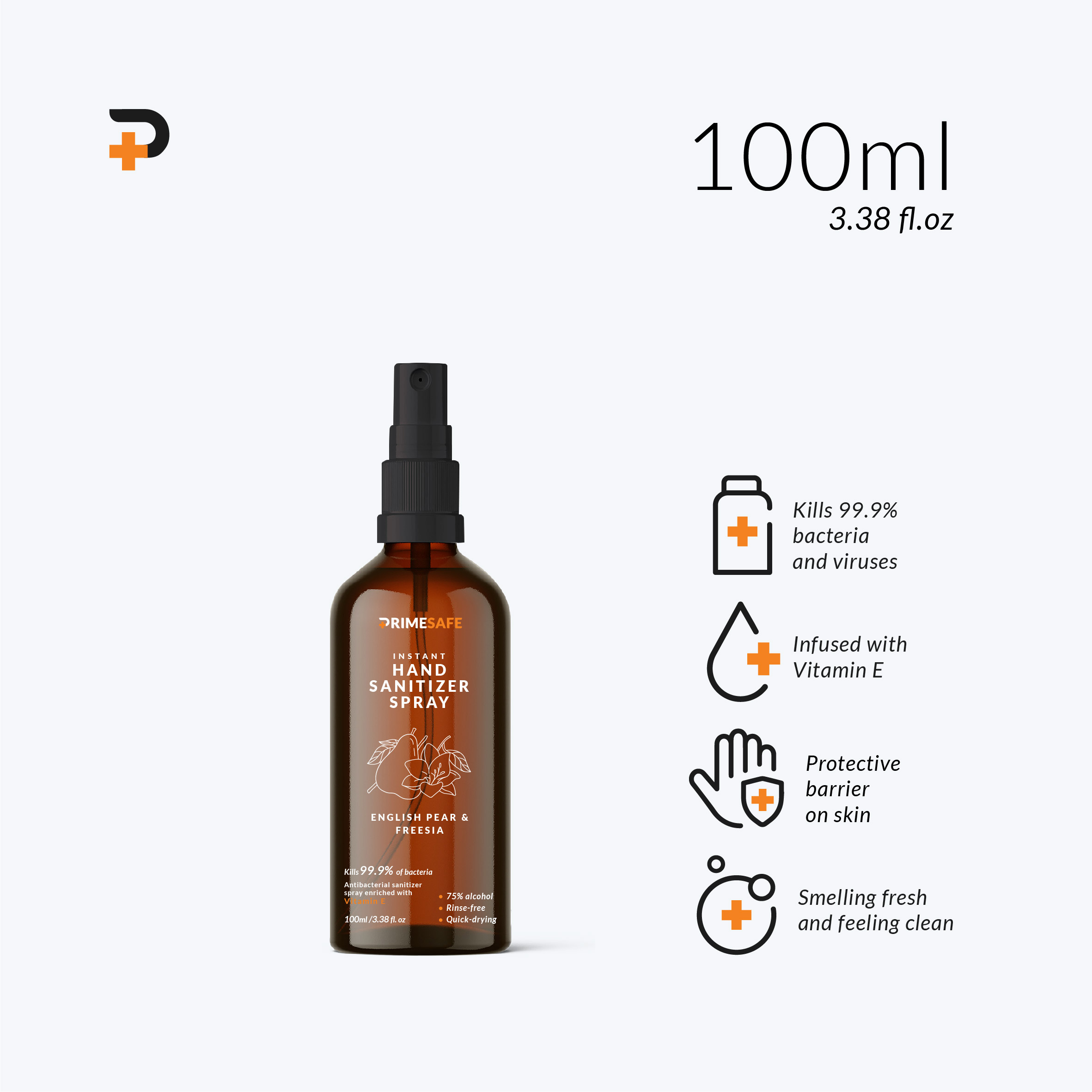 Hand Sanitizer Pear And Freesia Moisturize With Vitamin E