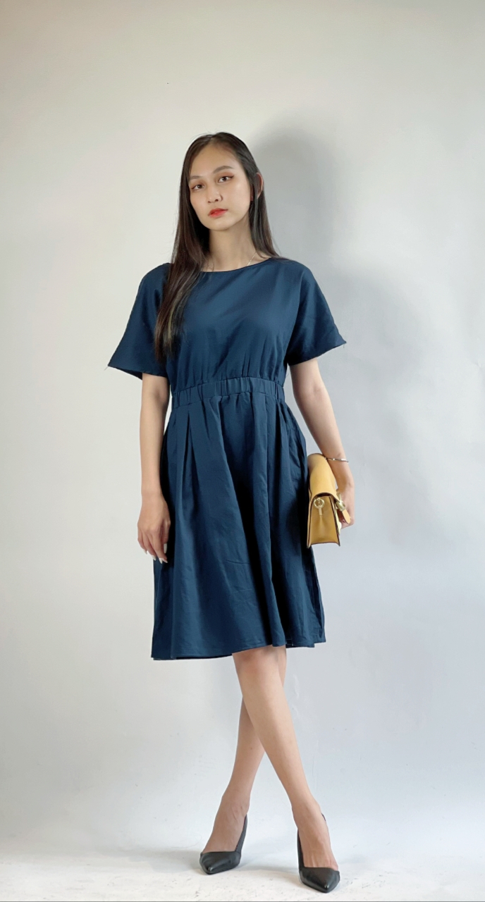 [ Flash sale ] Hàng VNXK Đầm Linen thun eo 3M